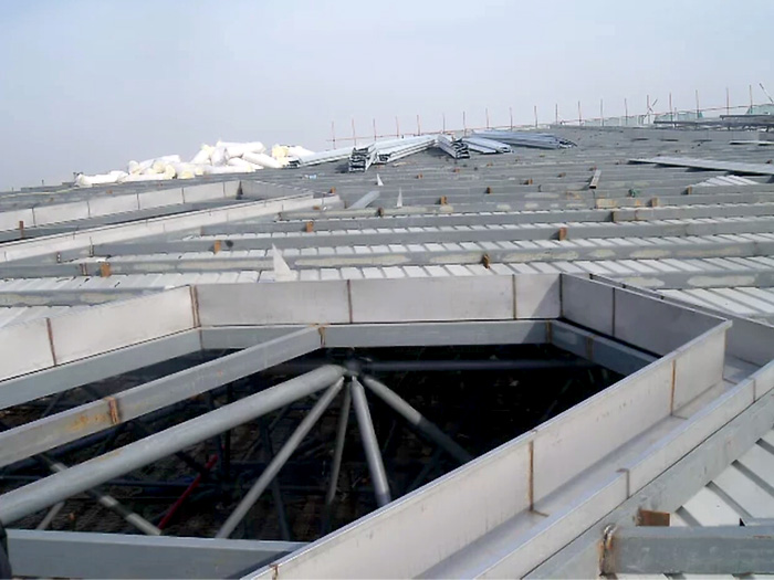 平湖安吉县体育馆网架